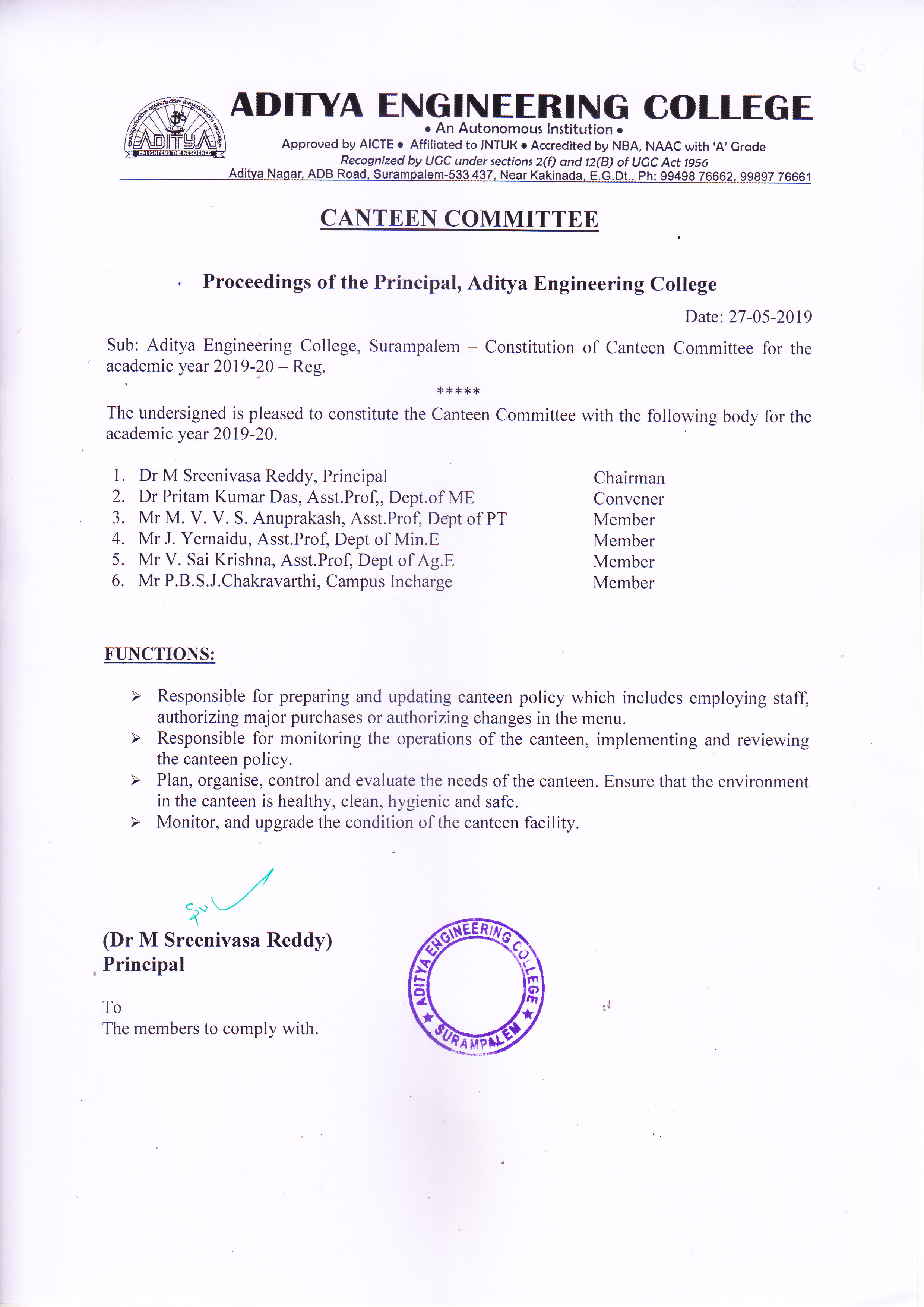 Aditya Engineering College Autonomous